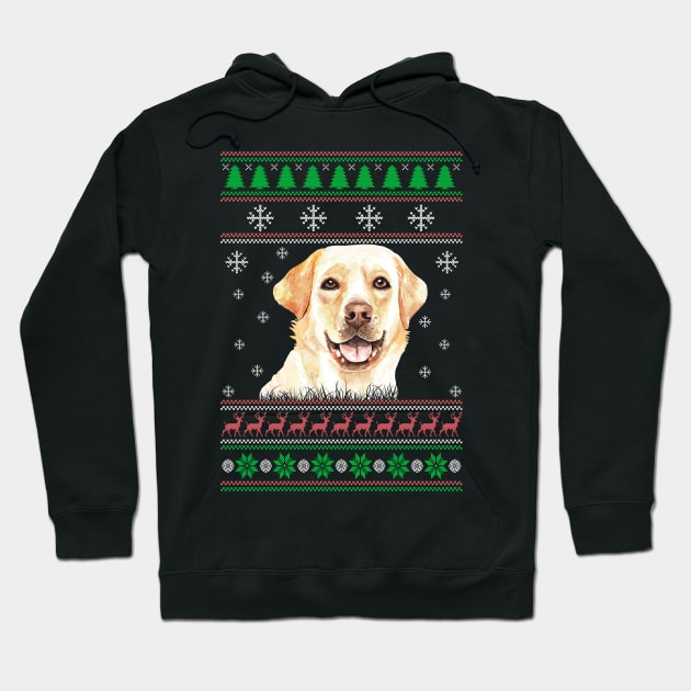 Cute Labrador Retriever Dog Lover Ugly Christmas Sweater For Women And Men Funny Gifts Hoodie by uglygiftideas